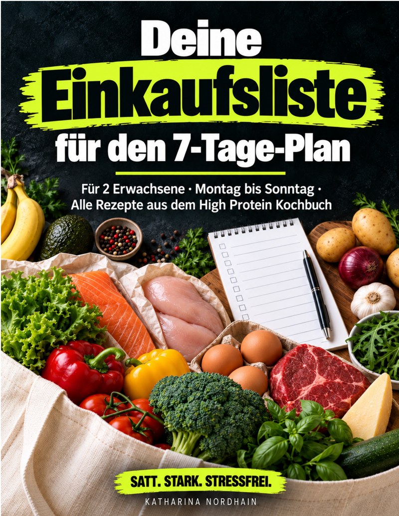Deine Einkaufsliste f&uuml;r den 7-Tage-Plan